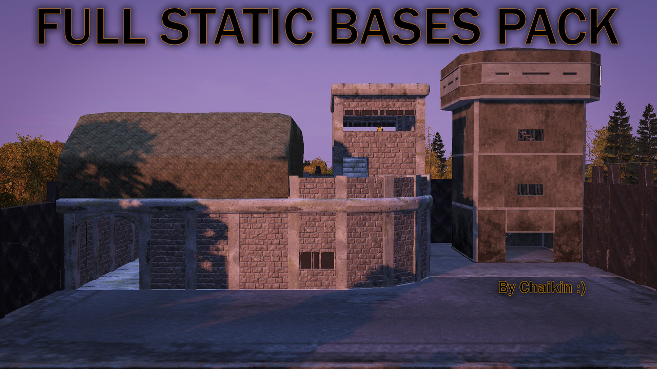 Static bases Full pack / Статические базы полная сборка