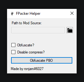 FPacker Helper | Обфускатор ваших PBO